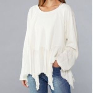 Free People Gold Duster Pullover